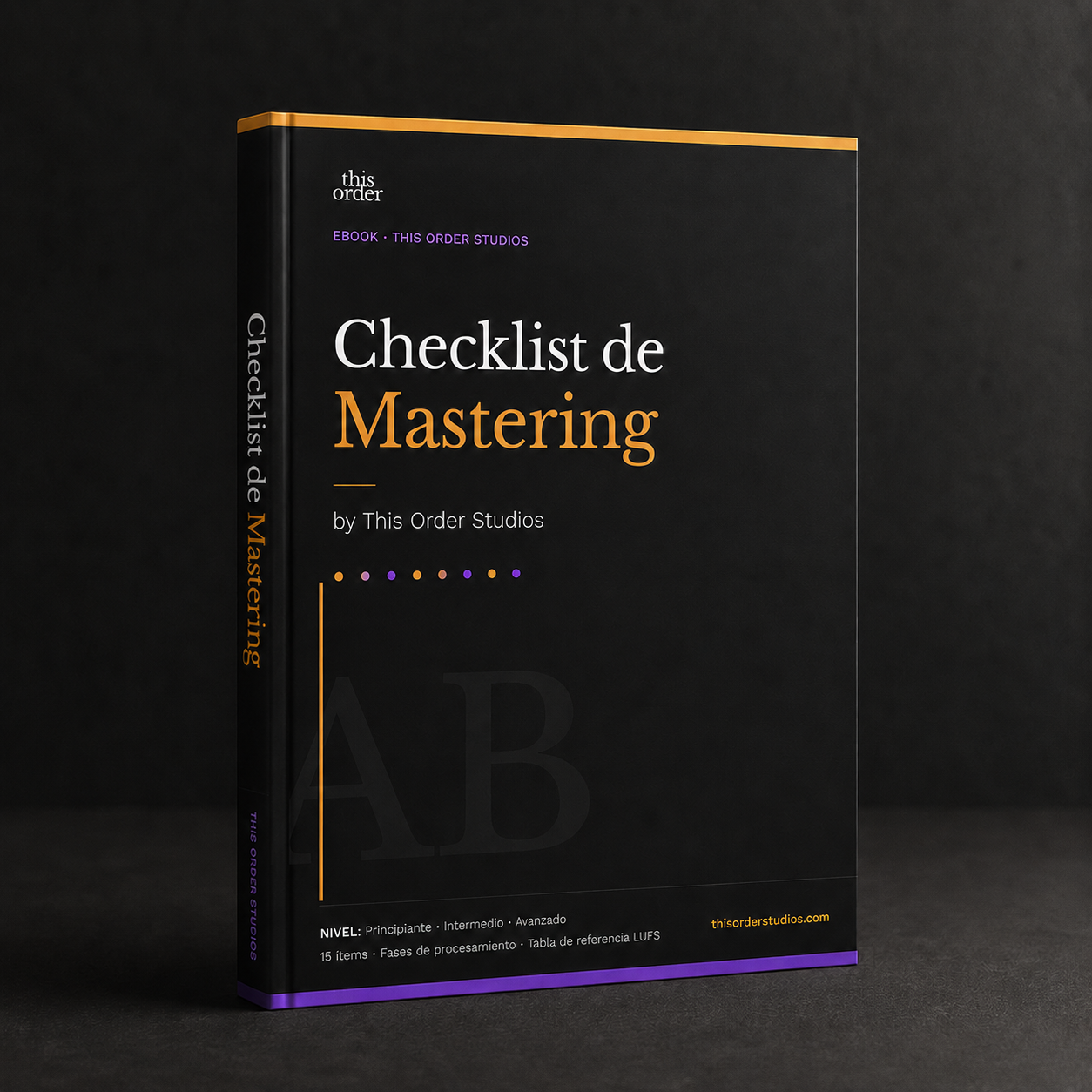 Checklist de Mastering en Ableton Live — This Order Studios